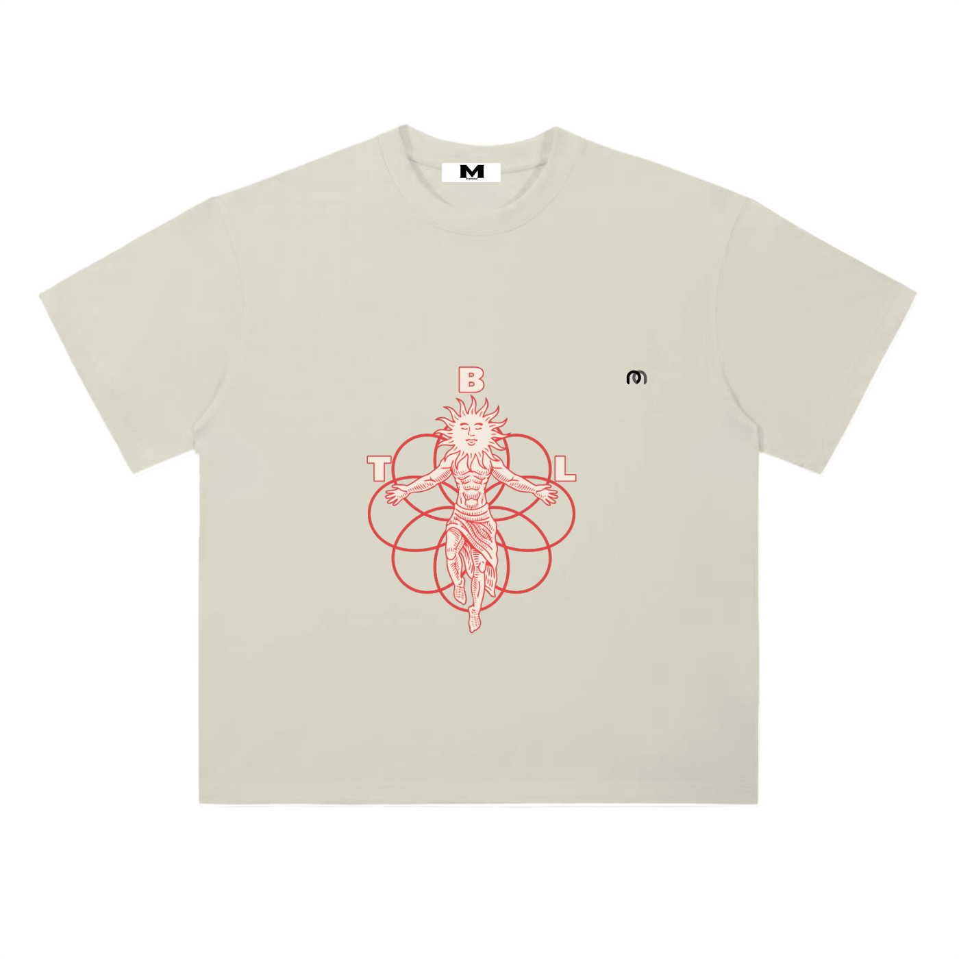 Heavyweight Drop Shoulder Cotton T-Shirt