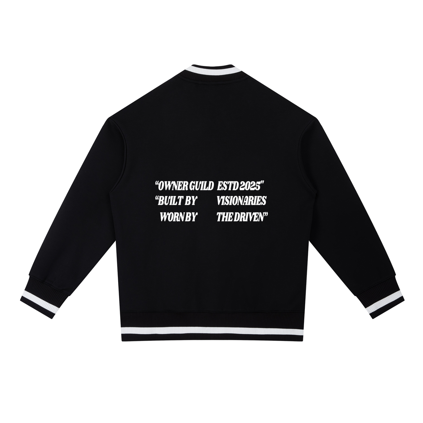 Contrast Piping Zip Bomber Jacket