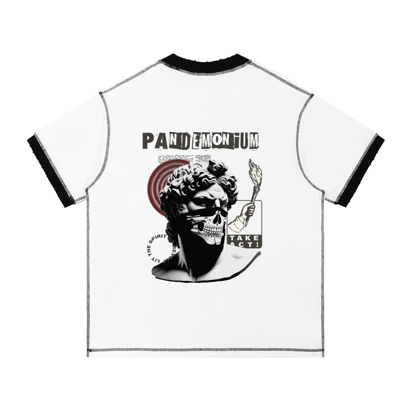 Contrast-Stitched Cotton T-Shirt