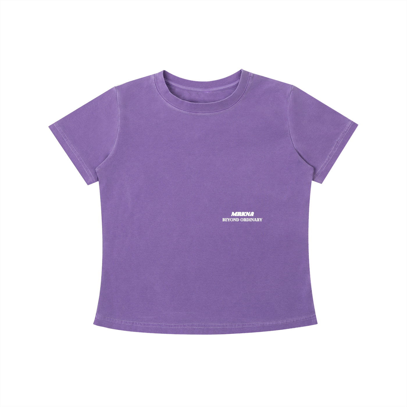Vintage wash slim fit T-shirt by ODMPOD, showing a casual, soft-textured T-shirt in a relaxed fit on a plain background.