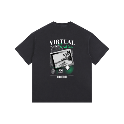 Vintage Washed Oversized Cotton T-Shirt