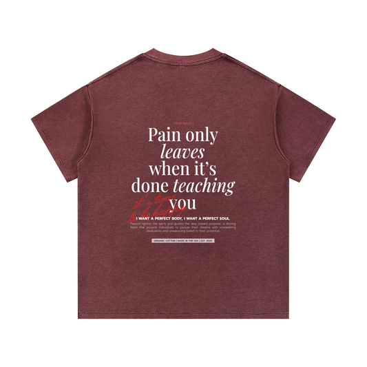 Mineral Wash Waffle Knit T-Shirt