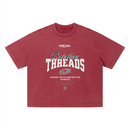 Unisex Vintage Wash Boxy T-Shirt