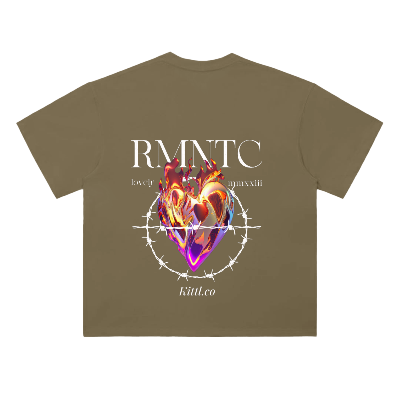 Heavyweight Drop Shoulder Cotton T-Shirt