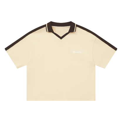 Unisex Color Block Polo Shirt