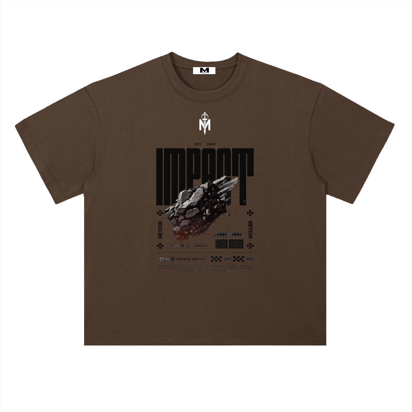 Heavyweight Drop Shoulder Cotton T-Shirt