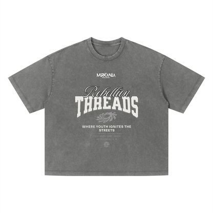 Unisex Vintage Wash Boxy T-Shirt