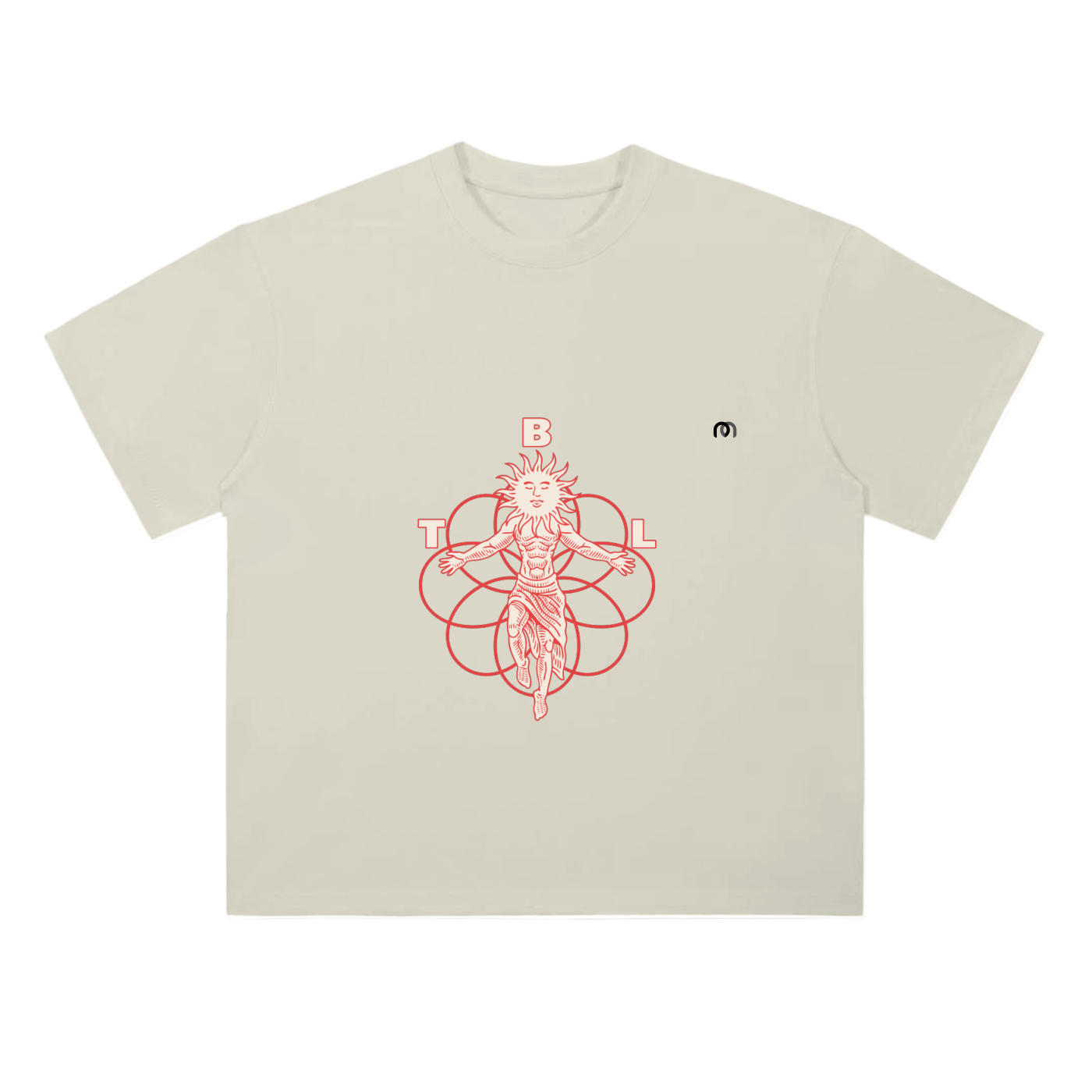 Heavyweight Drop Shoulder Cotton T-Shirt