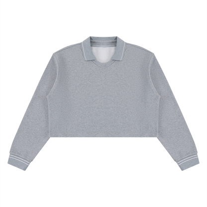 Women’s Crop Collared Sweatshirt