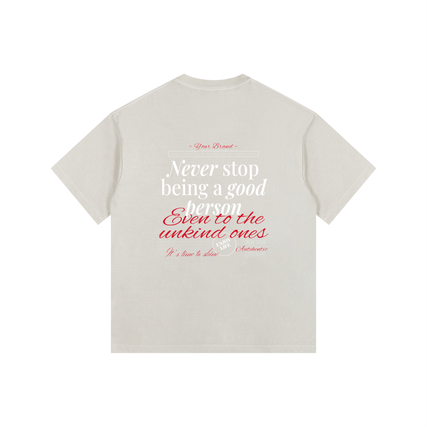 Vintage Washed Oversized Cotton T-Shirt