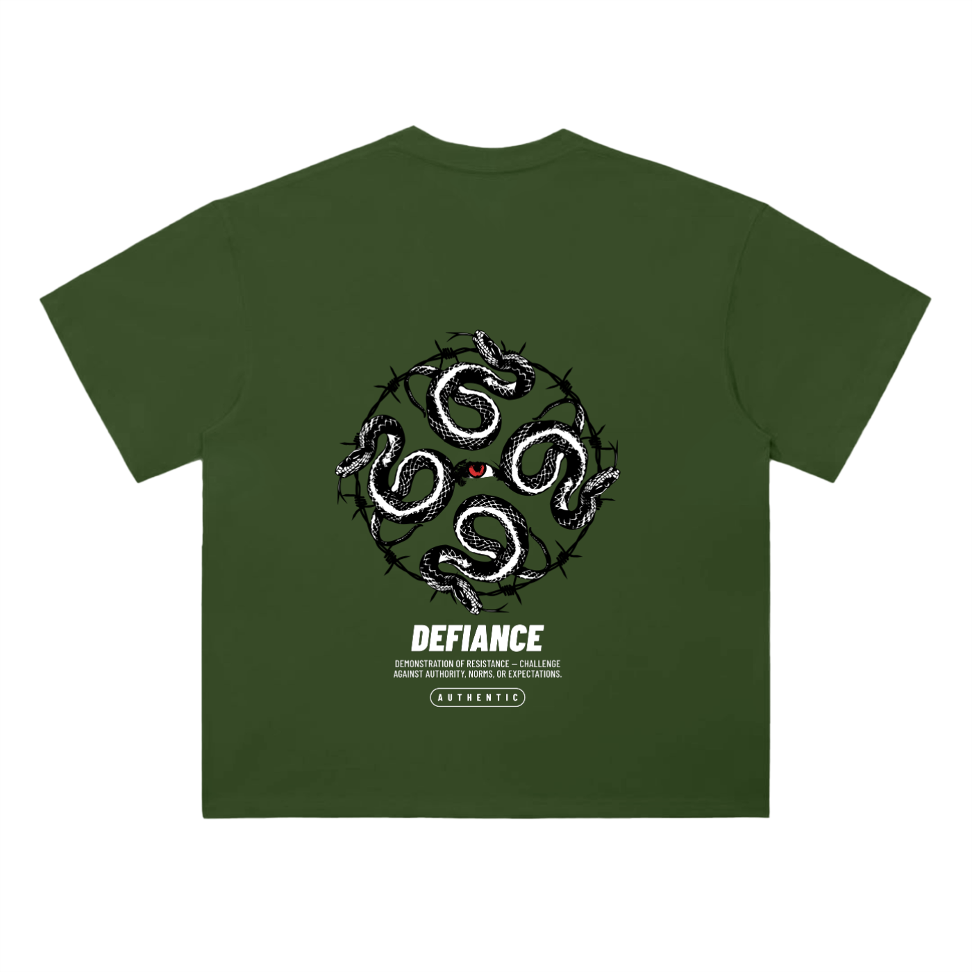 Heavyweight Drop Shoulder Cotton T-Shirt