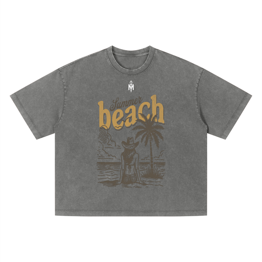 Unisex Vintage Wash Boxy T-Shirt