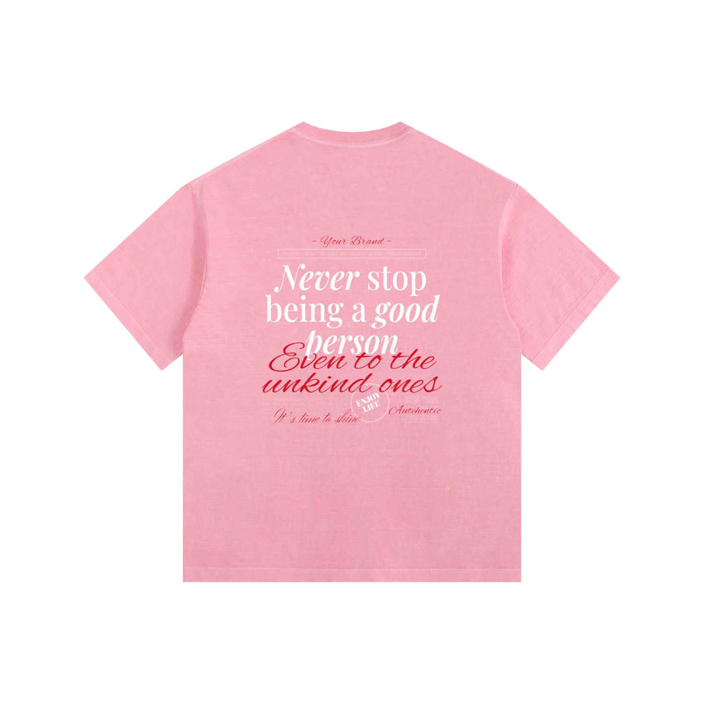 Vintage Washed Oversized Cotton T-Shirt