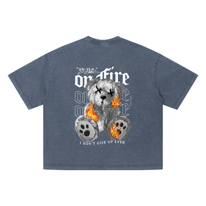 Unisex Vintage Wash Boxy T-Shirt