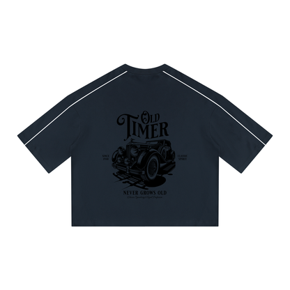 Unisex Heavyweight Boxy Piping T-Shirt