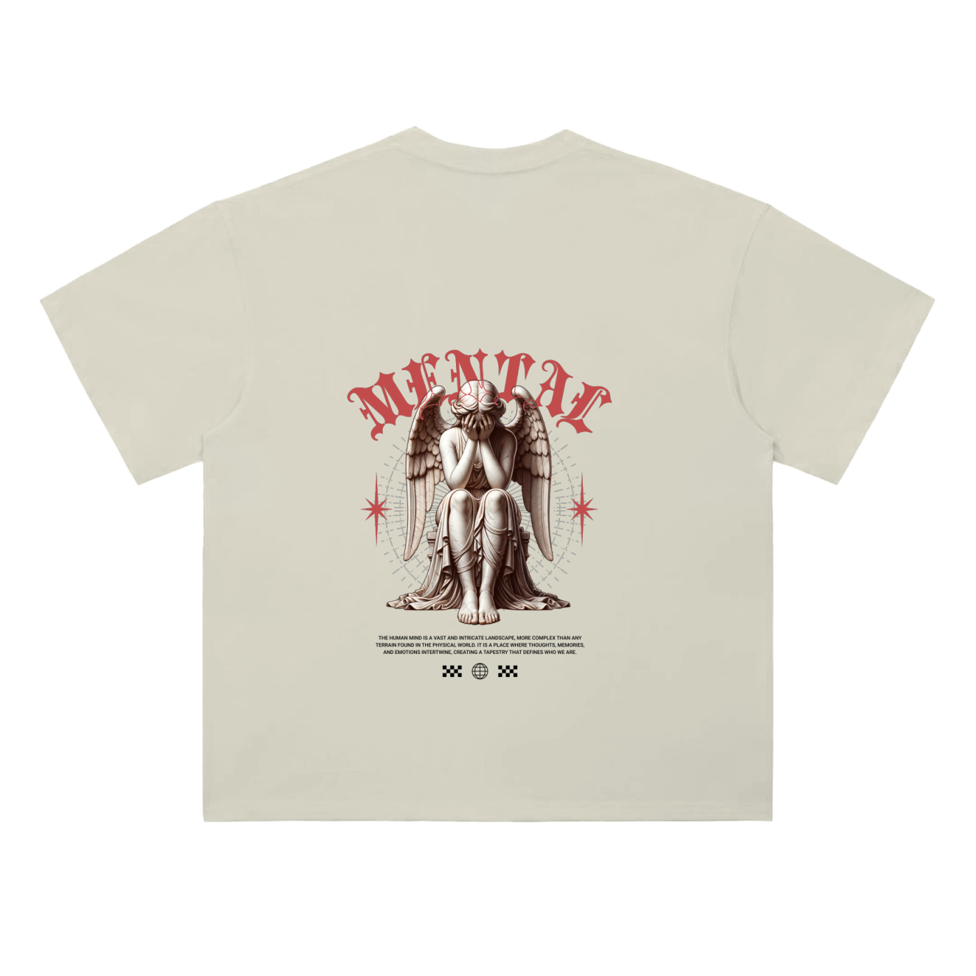 Heavyweight Drop Shoulder Cotton T-Shirt