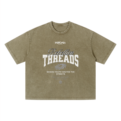 Unisex Vintage Wash Boxy T-Shirt