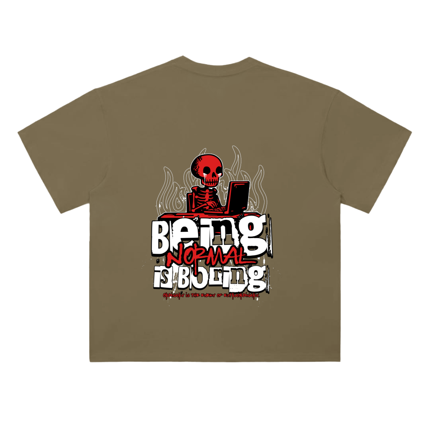 Heavyweight Drop Shoulder Cotton T-Shirt