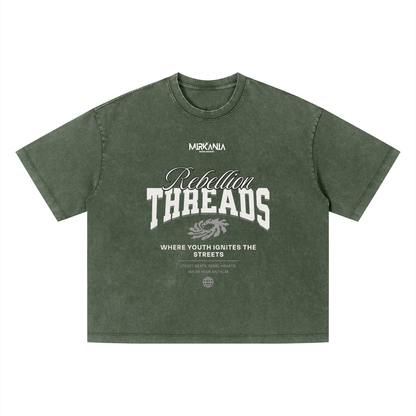 Unisex Vintage Wash Boxy T-Shirt