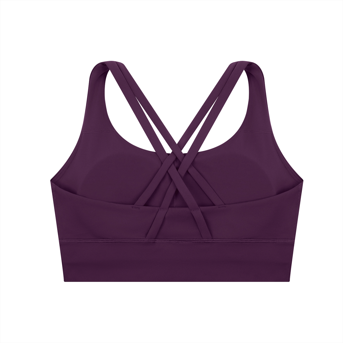 ODMPOD strappy criss-cross sports bra with adjustable straps and breathable fabric, designed for active wear and support.