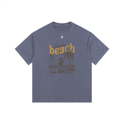 Vintage Washed Oversized Cotton T-Shirt