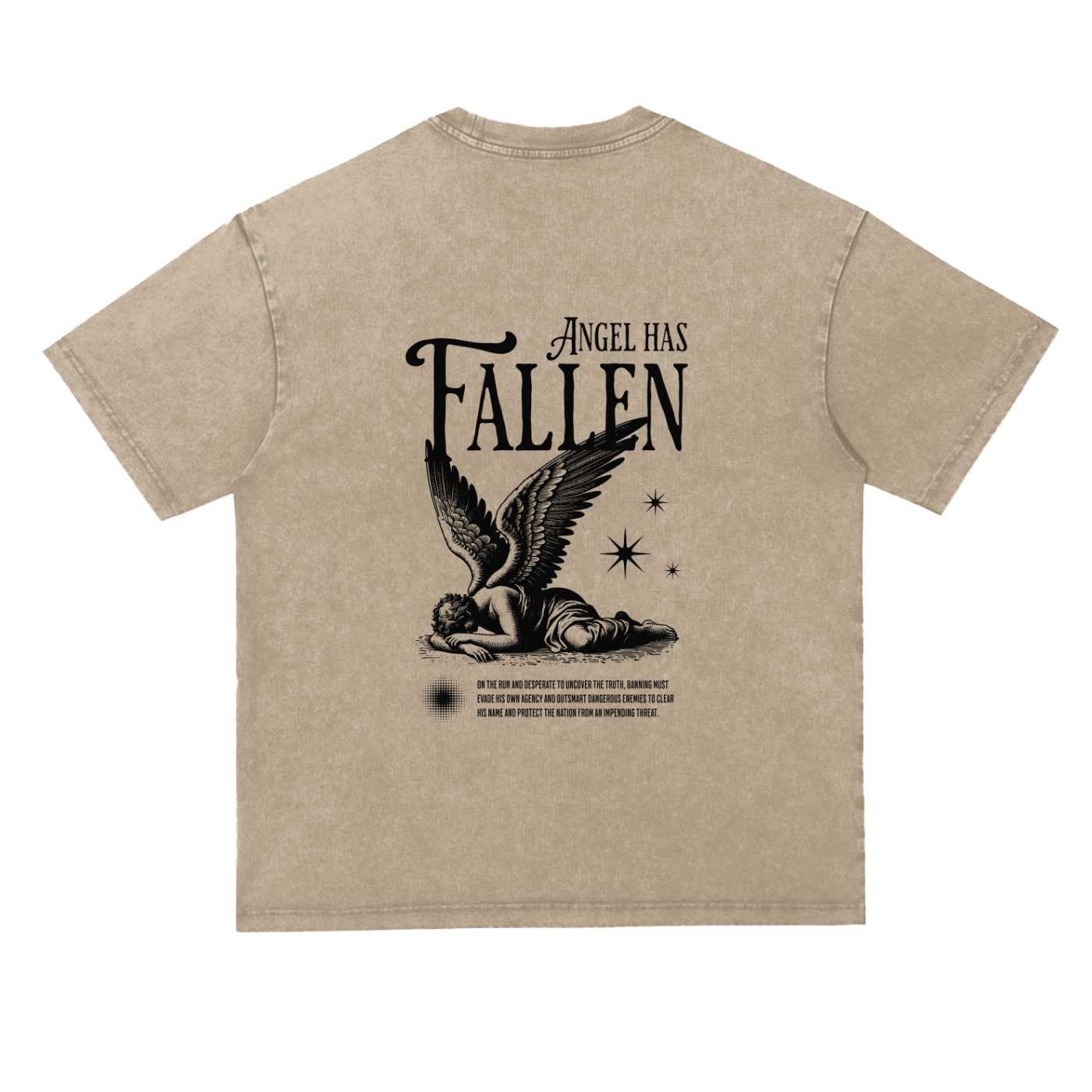 Snow Washed Heavyweight Oversize T-Shirt by ODMPOD, featuring a relaxed fit and soft, textured fabric in a casual style.