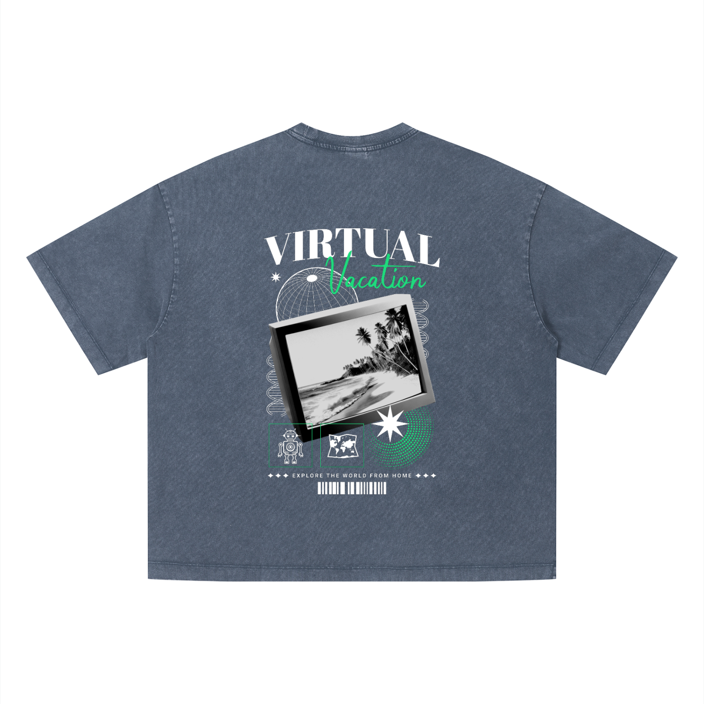 Unisex Vintage Wash Boxy T-Shirt