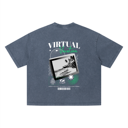 Unisex Vintage Wash Boxy T-Shirt