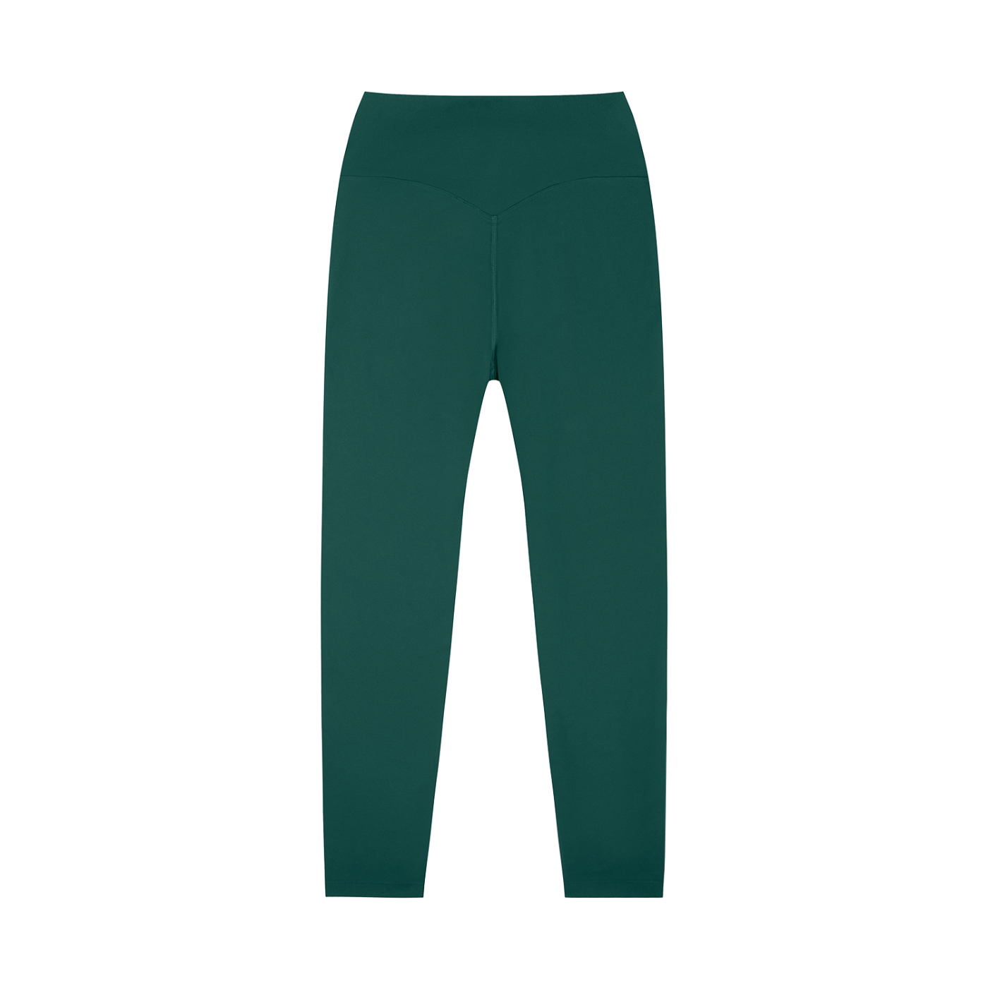 High-waisted ODMPOD yoga leggings in black, fitted with a stretchy waistband and seamless design for comfortable active wear.