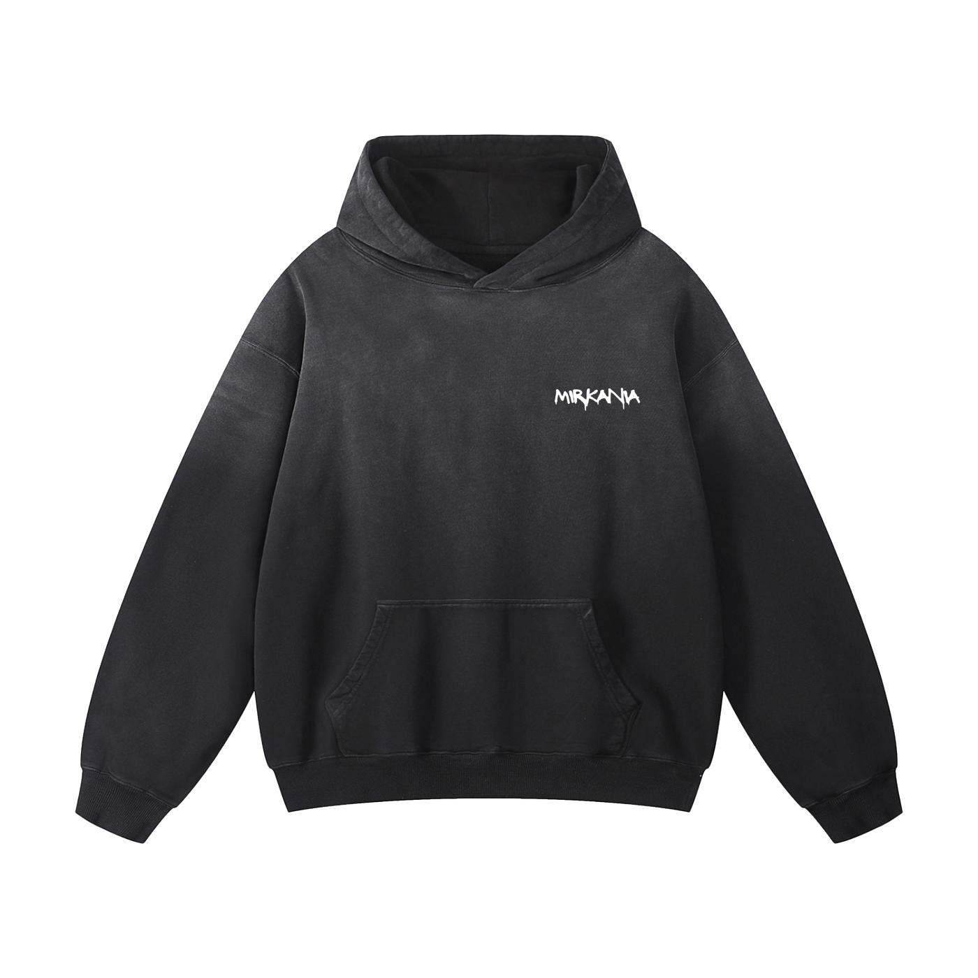 ODMPOD heavyweight sunfade oversized hoodie in soft fabric with a relaxed fit, featuring a faded sunburst design and cozy style.