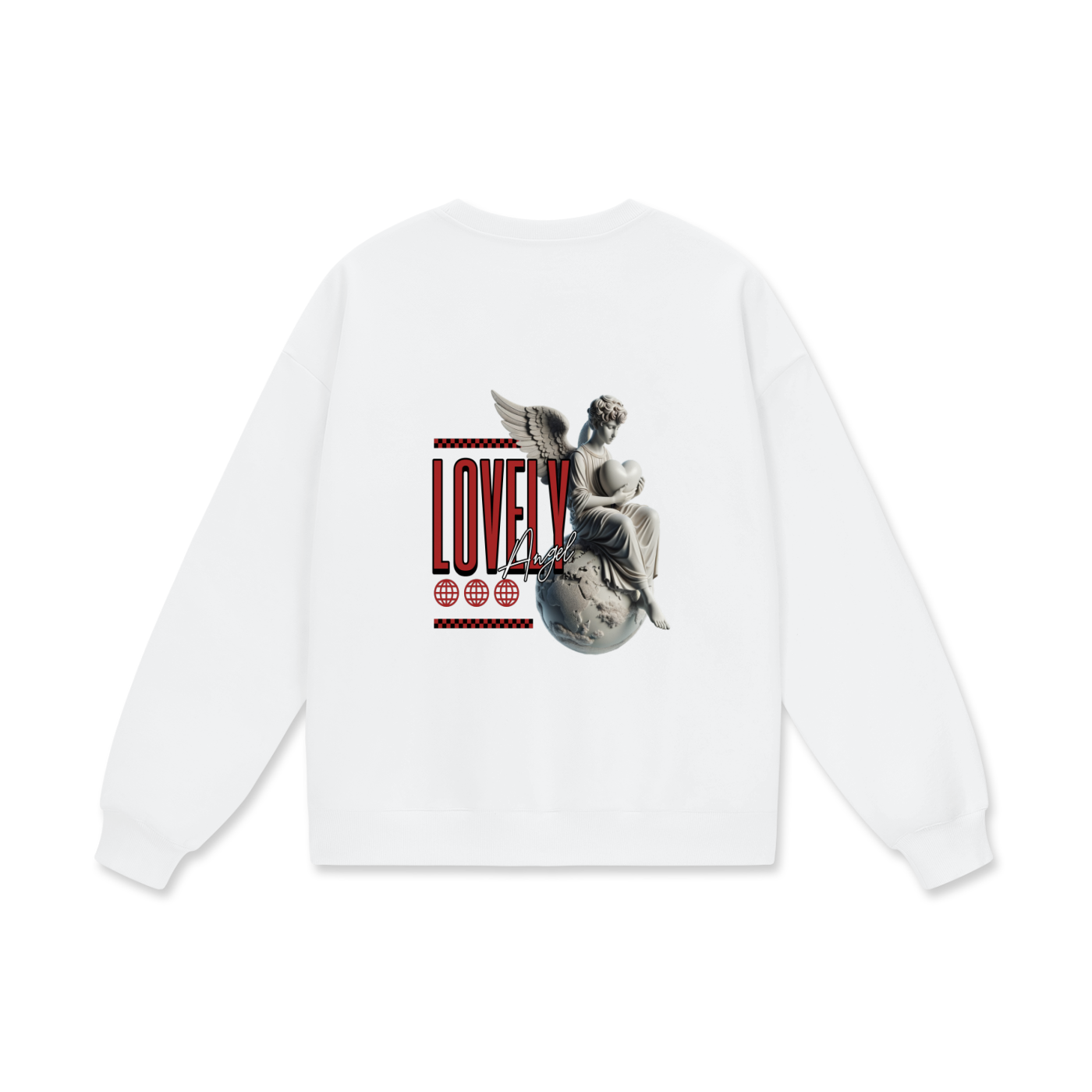 Streetwear Unisex Heavyweight Drop Shoulder Oversized Fleece Sweatshirt