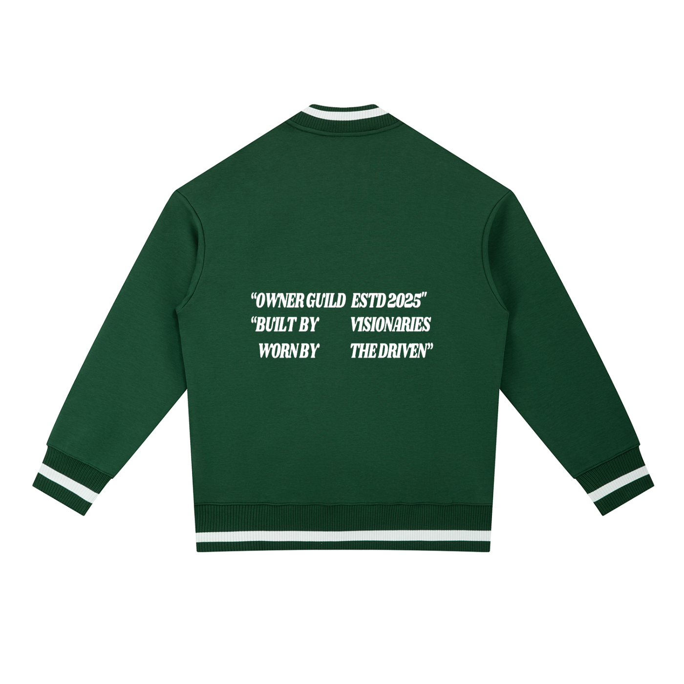 Contrast Piping Zip Bomber Jacket