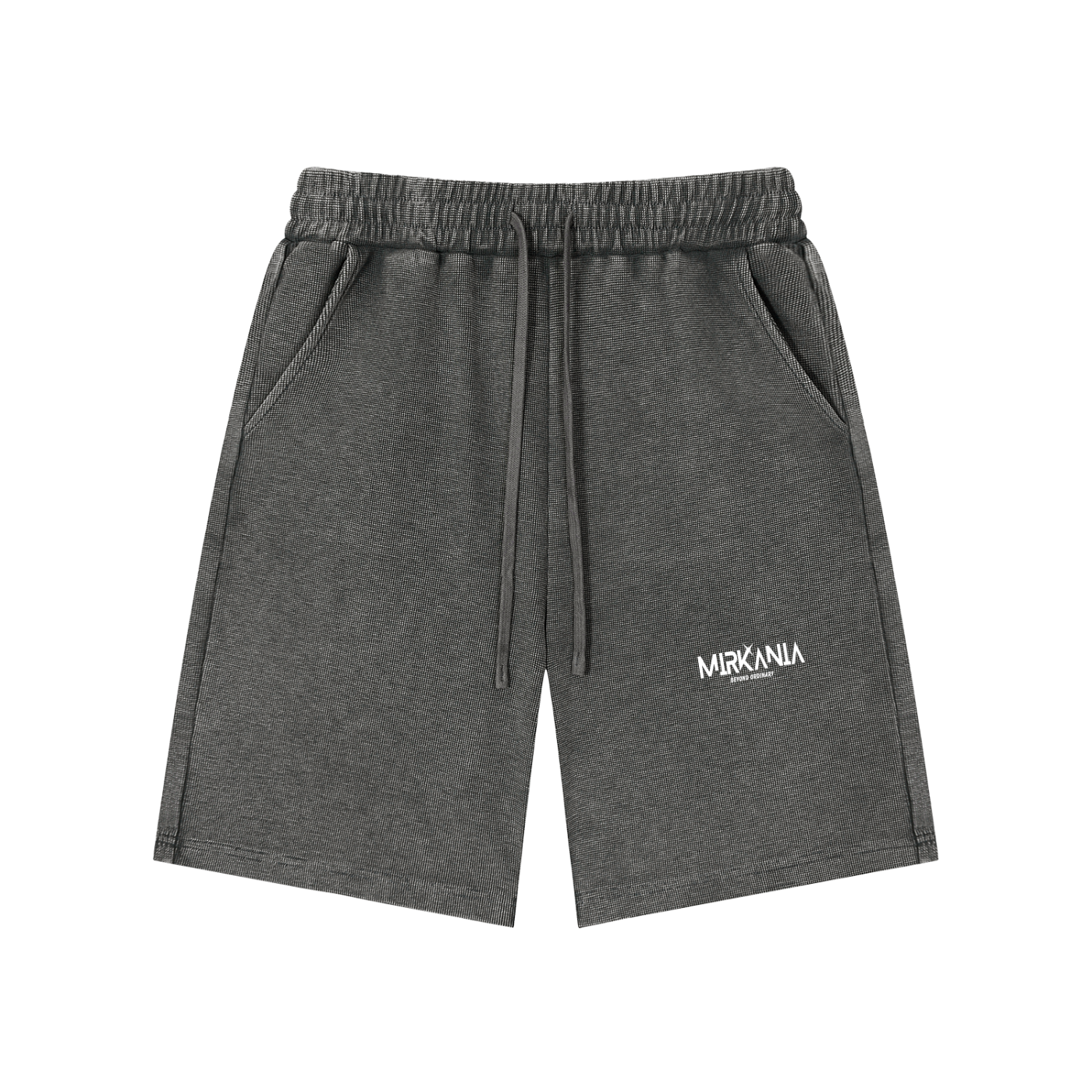 Mineral Wash Waffle Knit Shorts