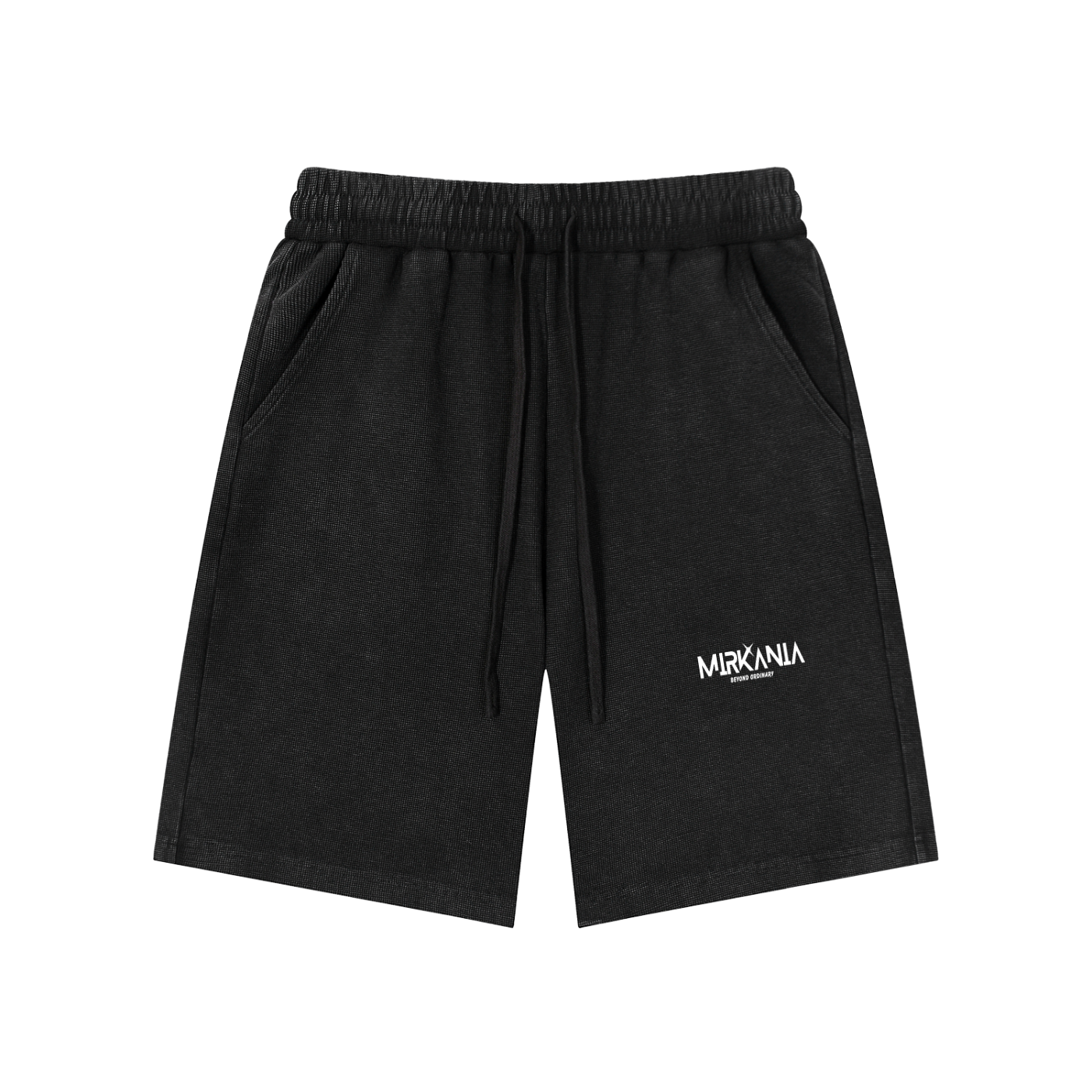 Mineral Wash Waffle Knit Shorts