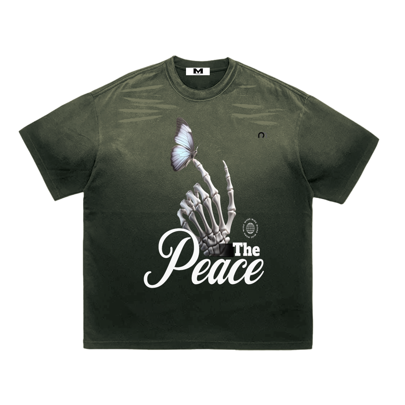 Tiger Stripe Gradient Washed T-Shirt