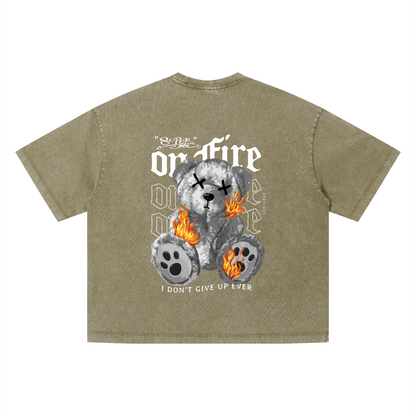 Unisex Vintage Wash Boxy T-Shirt