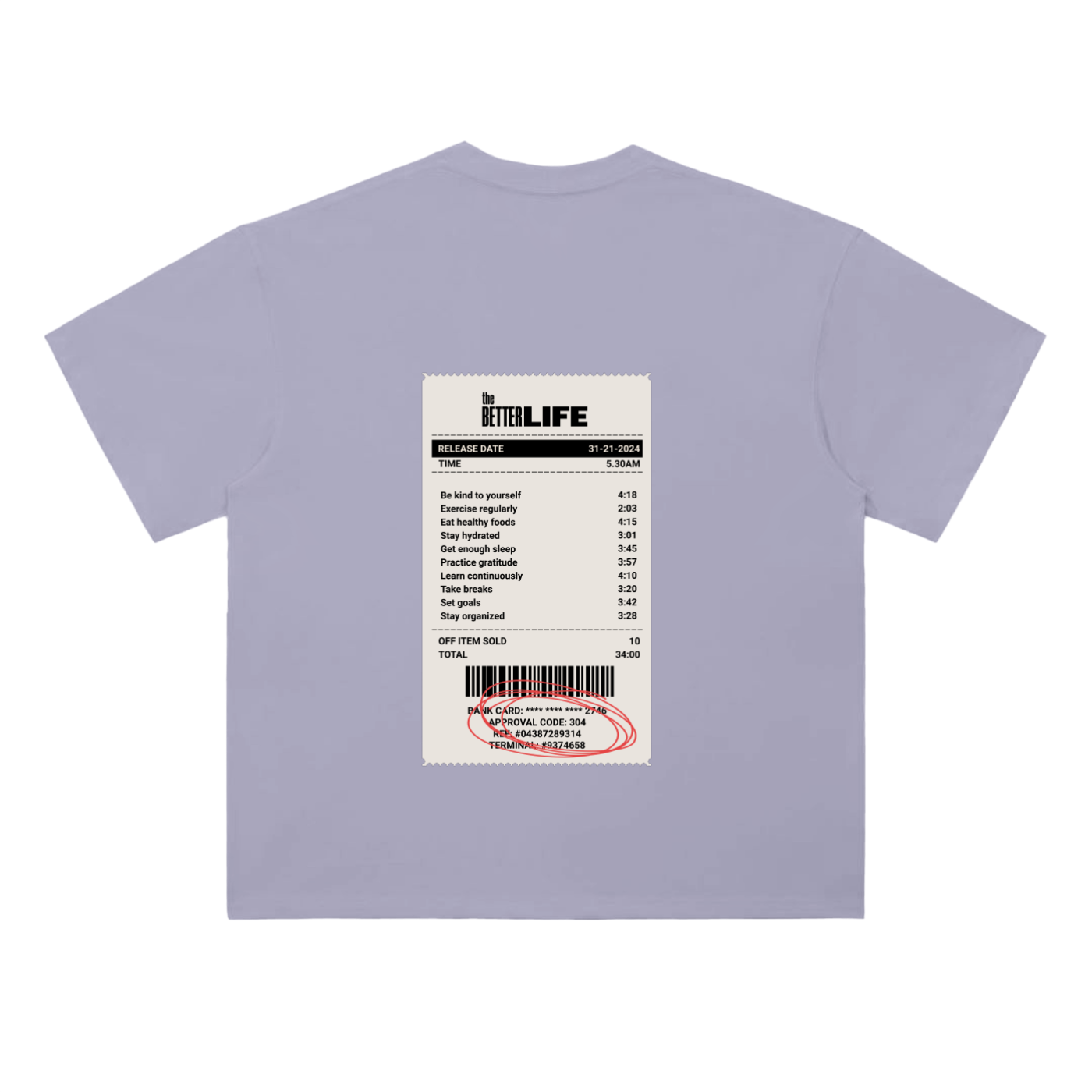 Heavyweight Drop Shoulder Cotton T-Shirt