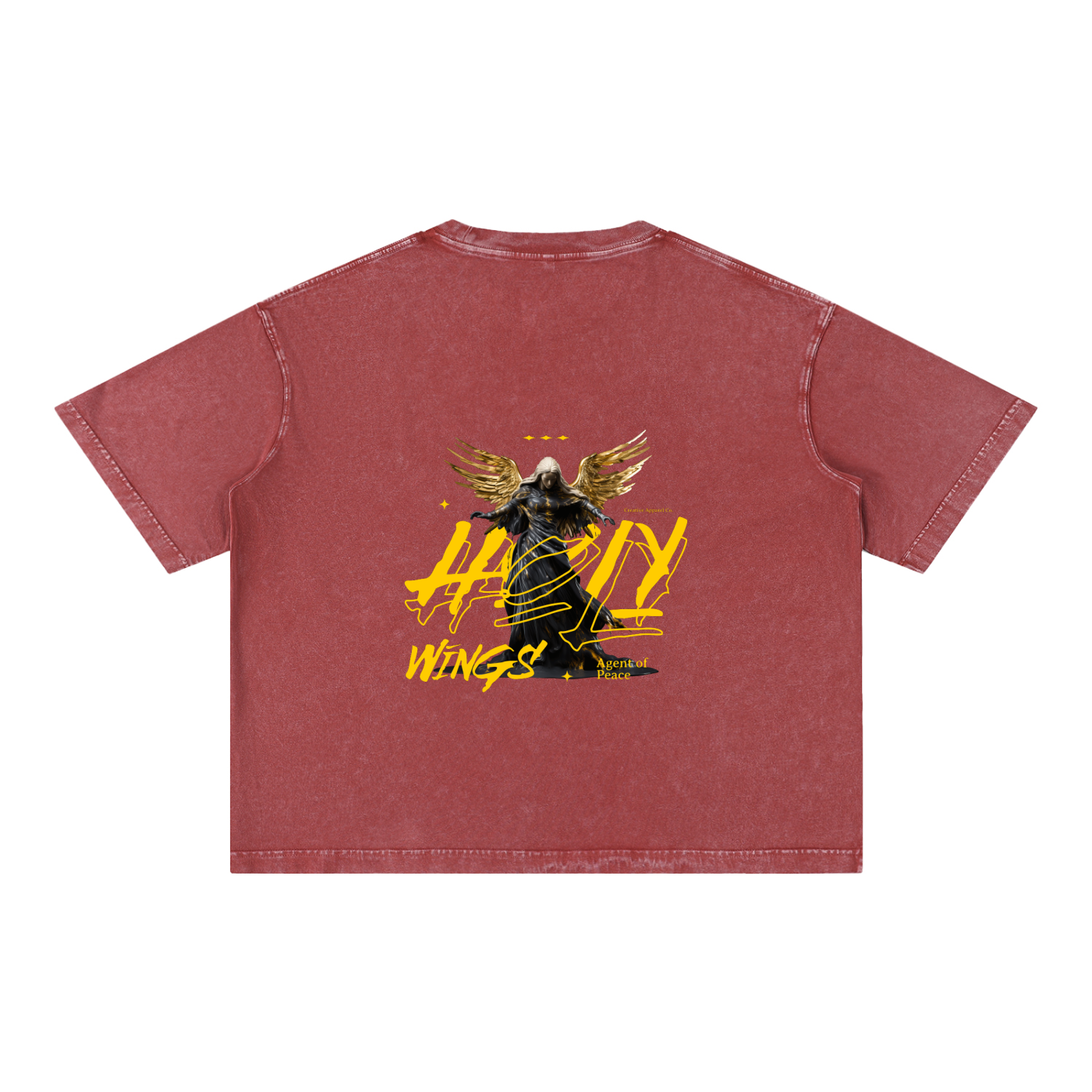 Mineral Wash Boxy Cotton T-Shirt
