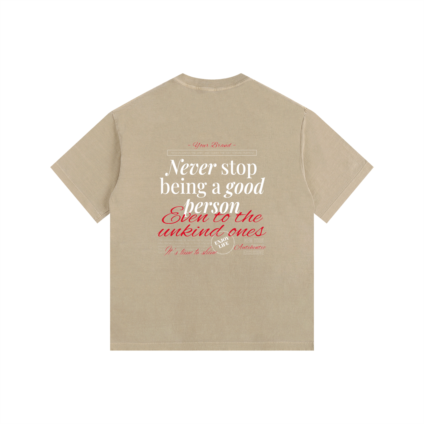 Vintage Washed Oversized Cotton T-Shirt
