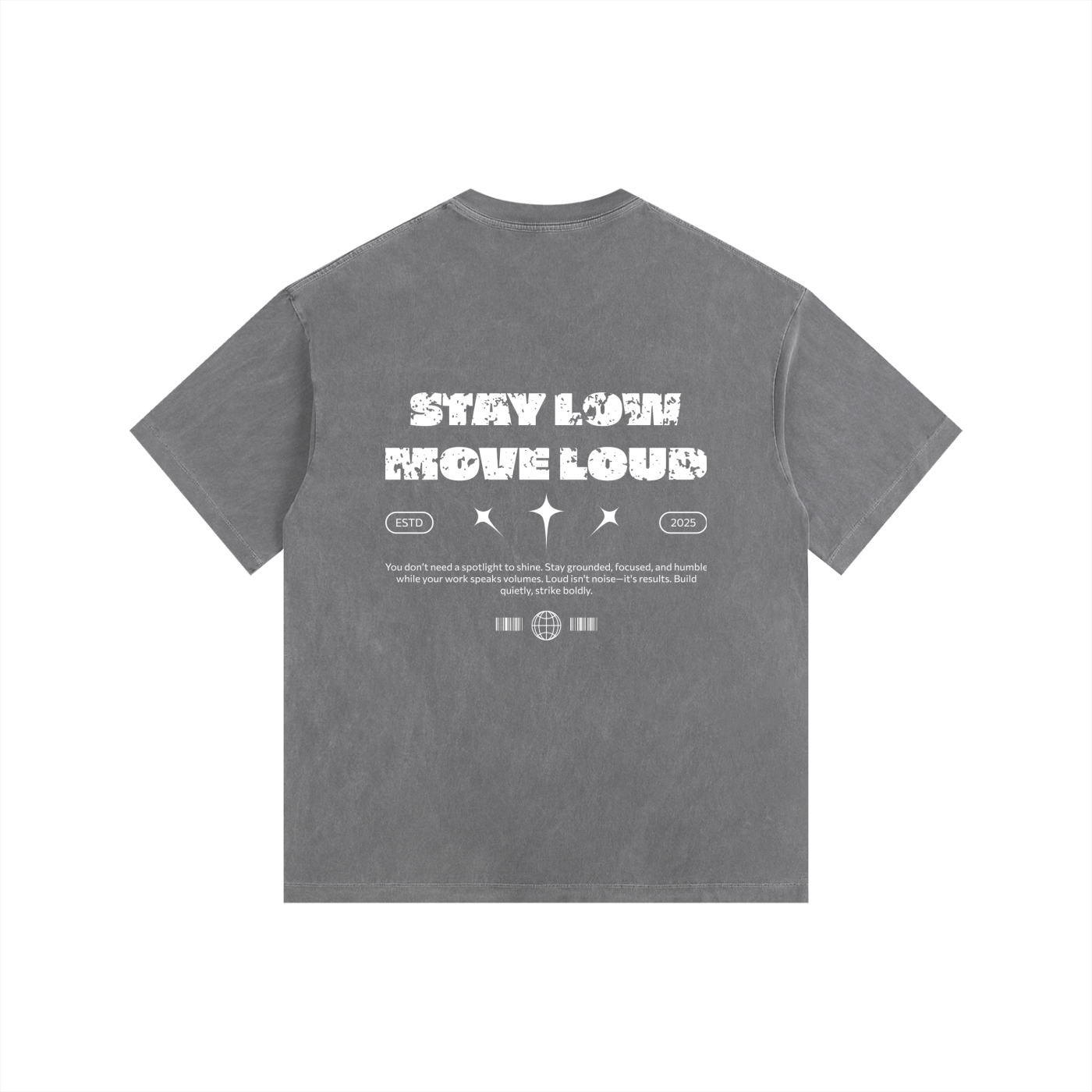Vintage Washed Oversized Cotton T-Shirt