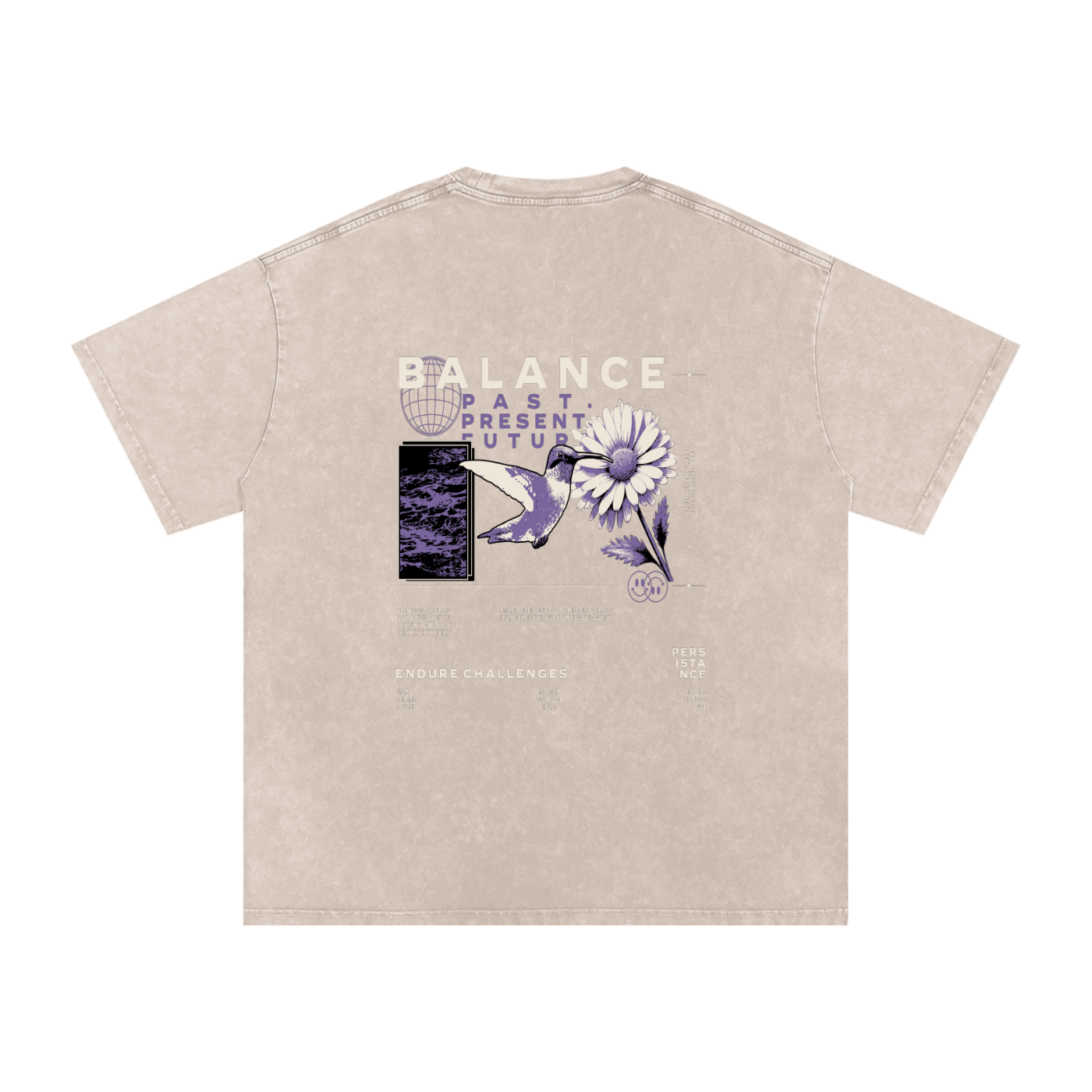 Acid Wash Oversize T-Shirt - 250 GSM