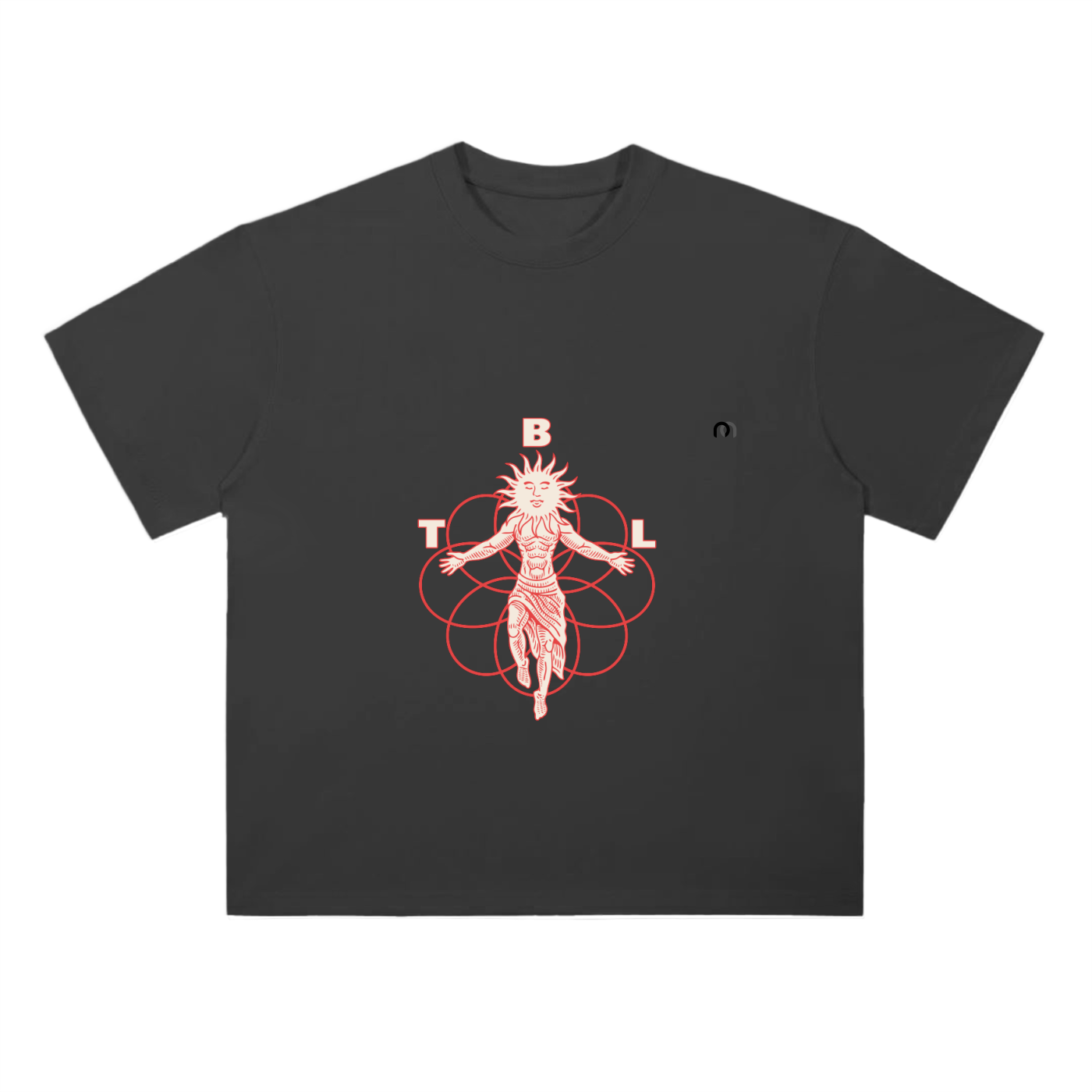 Heavyweight Drop Shoulder Cotton T-Shirt