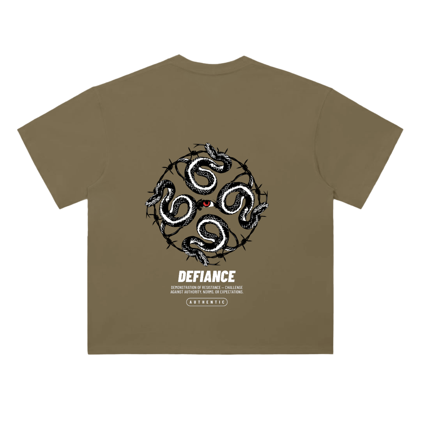 Heavyweight Drop Shoulder Cotton T-Shirt