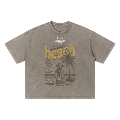 Unisex Vintage Wash Boxy T-Shirt