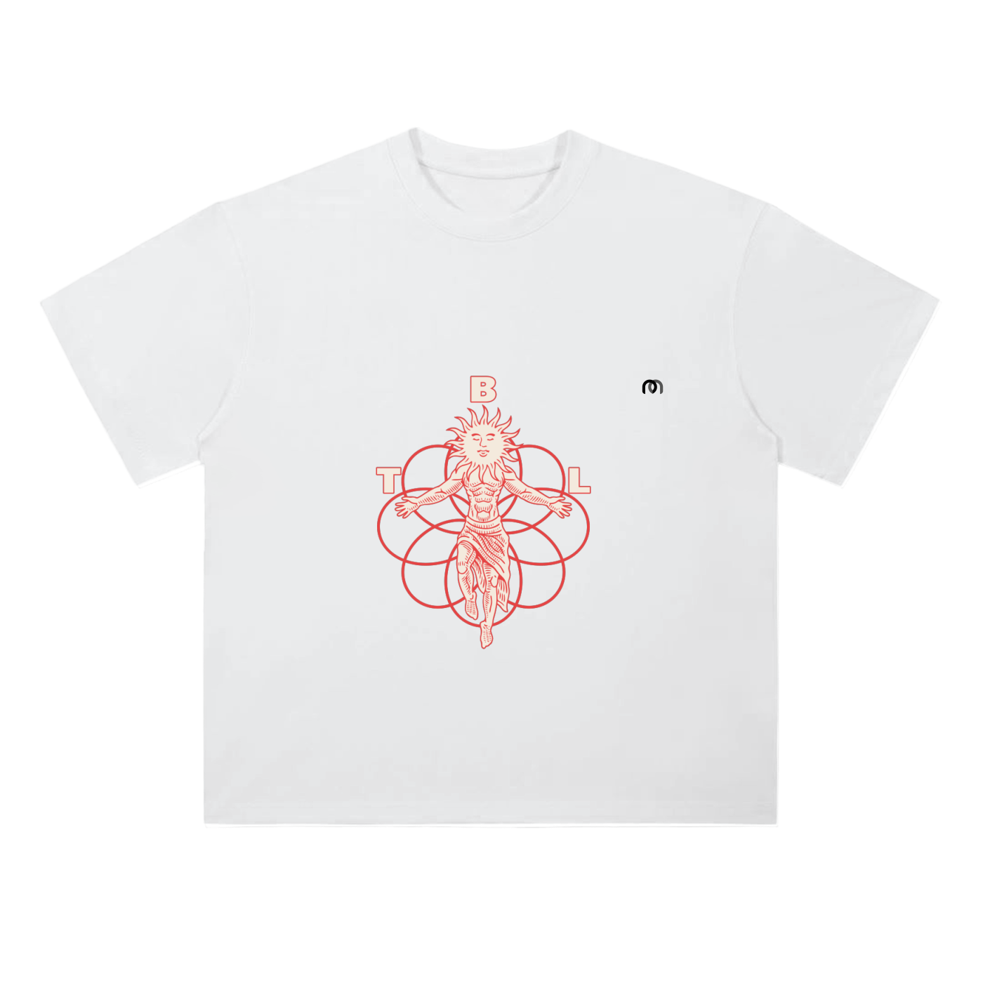 Heavyweight Drop Shoulder Cotton T-Shirt