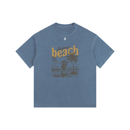 Vintage Washed Oversized Cotton T-Shirt