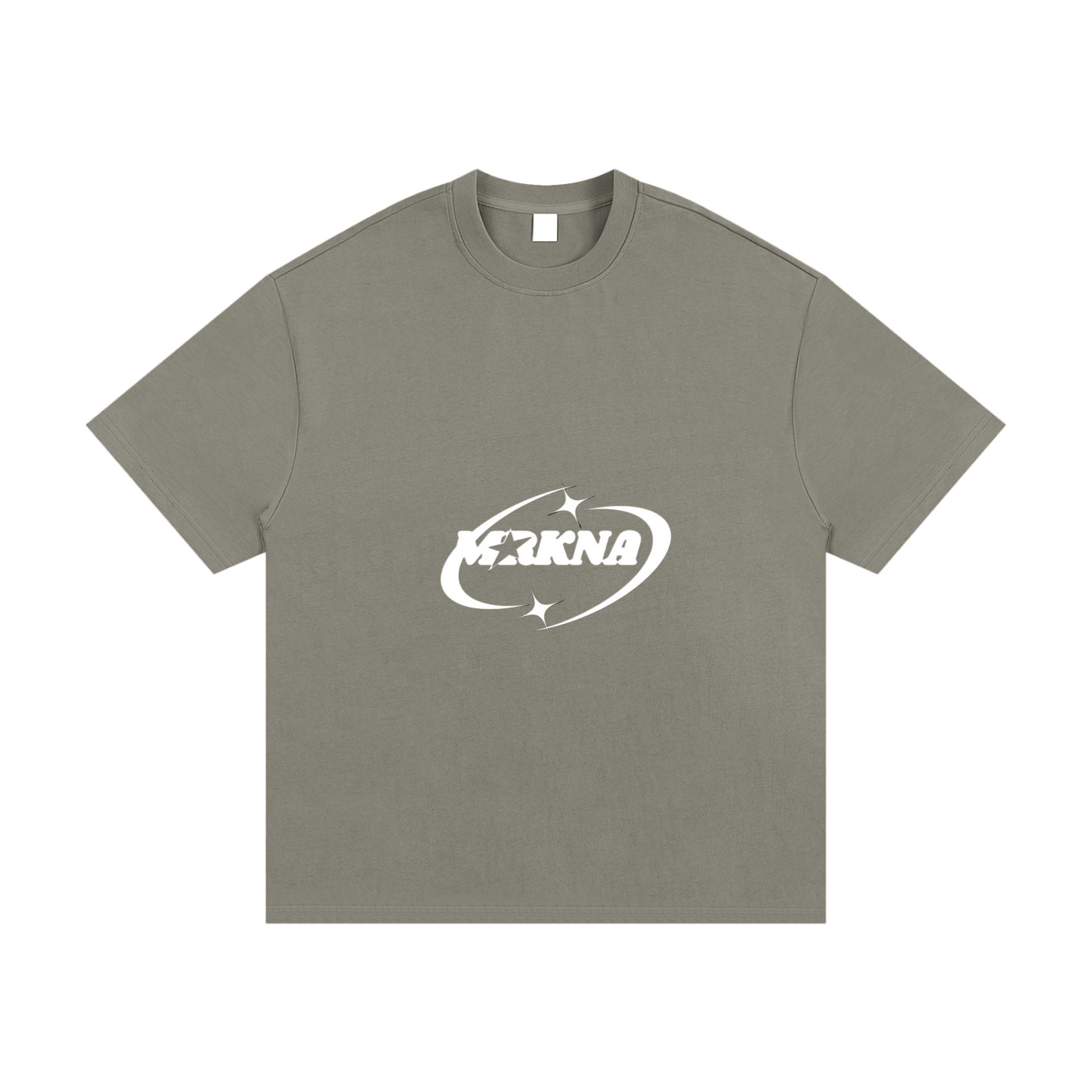 ODMPOD Essential heavyweight cotton t-shirt in classic fit, plain design, displayed on a neutral background.