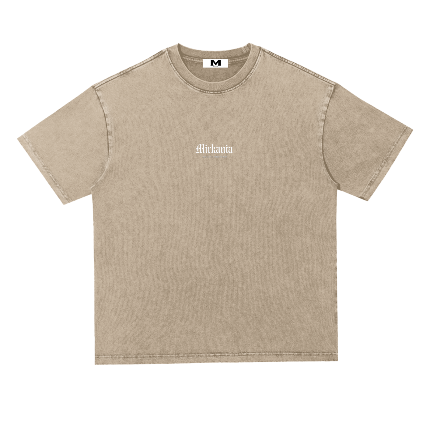 Snow Washed Heavyweight Oversize T-Shirt by ODMPOD, showing a relaxed fit, soft fabric, and oversized style.
