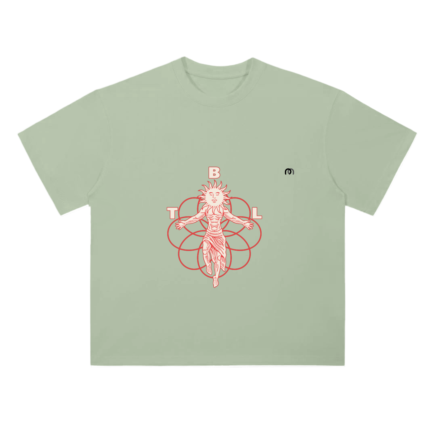 Heavyweight Drop Shoulder Cotton T-Shirt