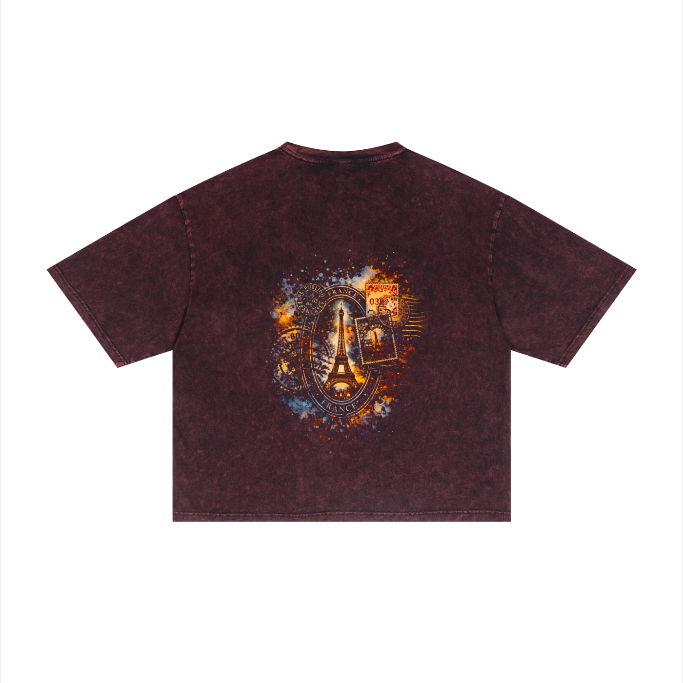 Unisex Mineral Wash Boxy T-Shirt
